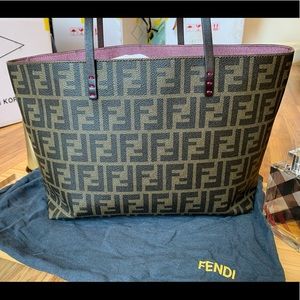 SOLD Fendi Zucca Tote Excellent Condition Like New